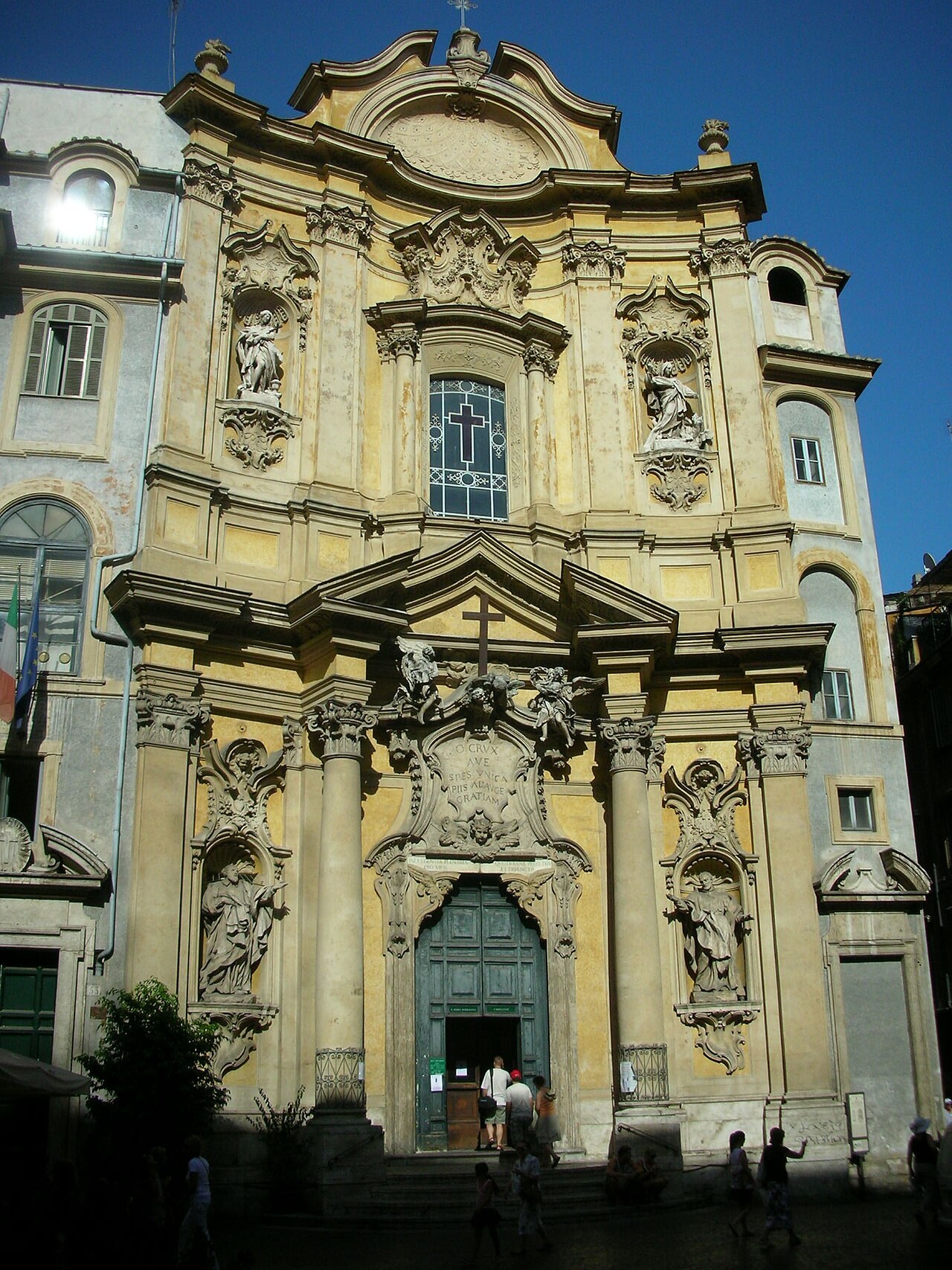 Veduta della facciata di Santa Maria Maddalena